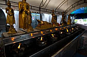 Buddha images for each day of the week at Phra Pathom Chedi - Nakorn Pathom - Thailand. 